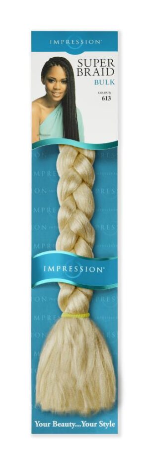 Impression Super Braid Bulk Hair Extension Colour 613