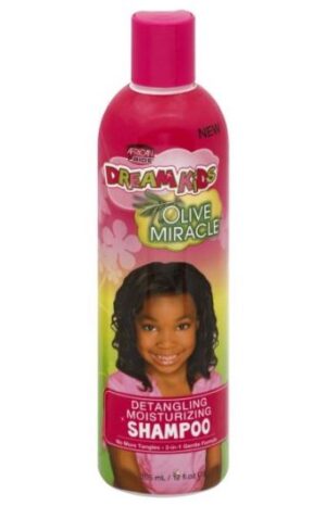 African pride dream kids olive miracle detangling moisturizing shampoo 355ml