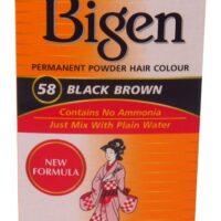 Bigen permanent black brown color 58