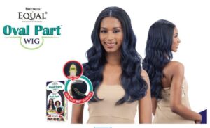 Shake N Go freetress equal oval part wig body wavy style